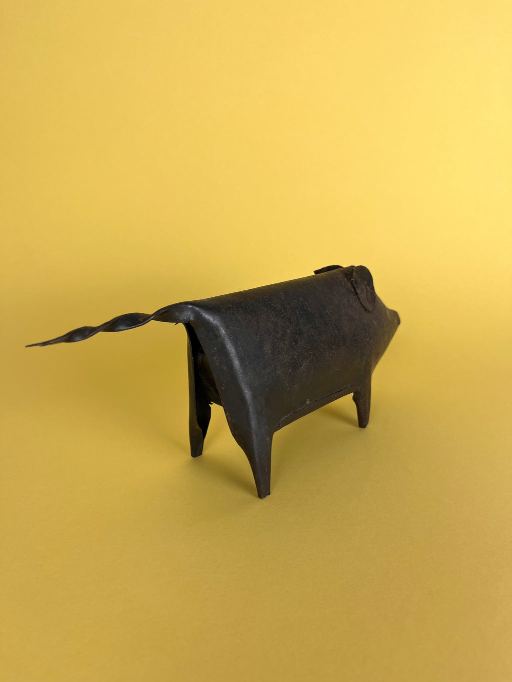 HANDMADE METAL PIG