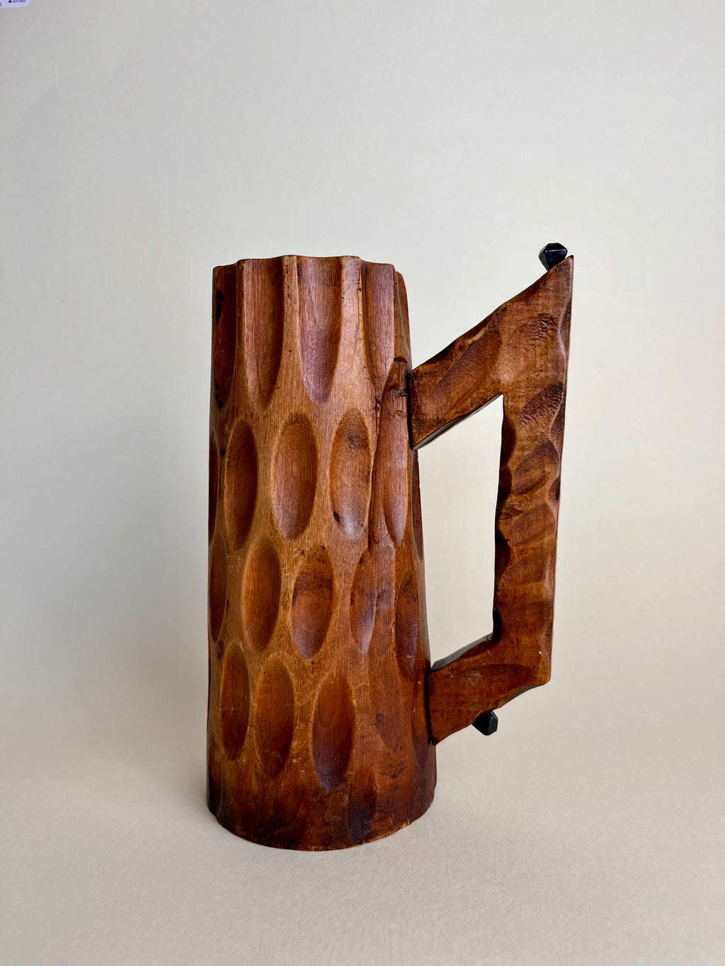 CARVED WOOD VESSEL