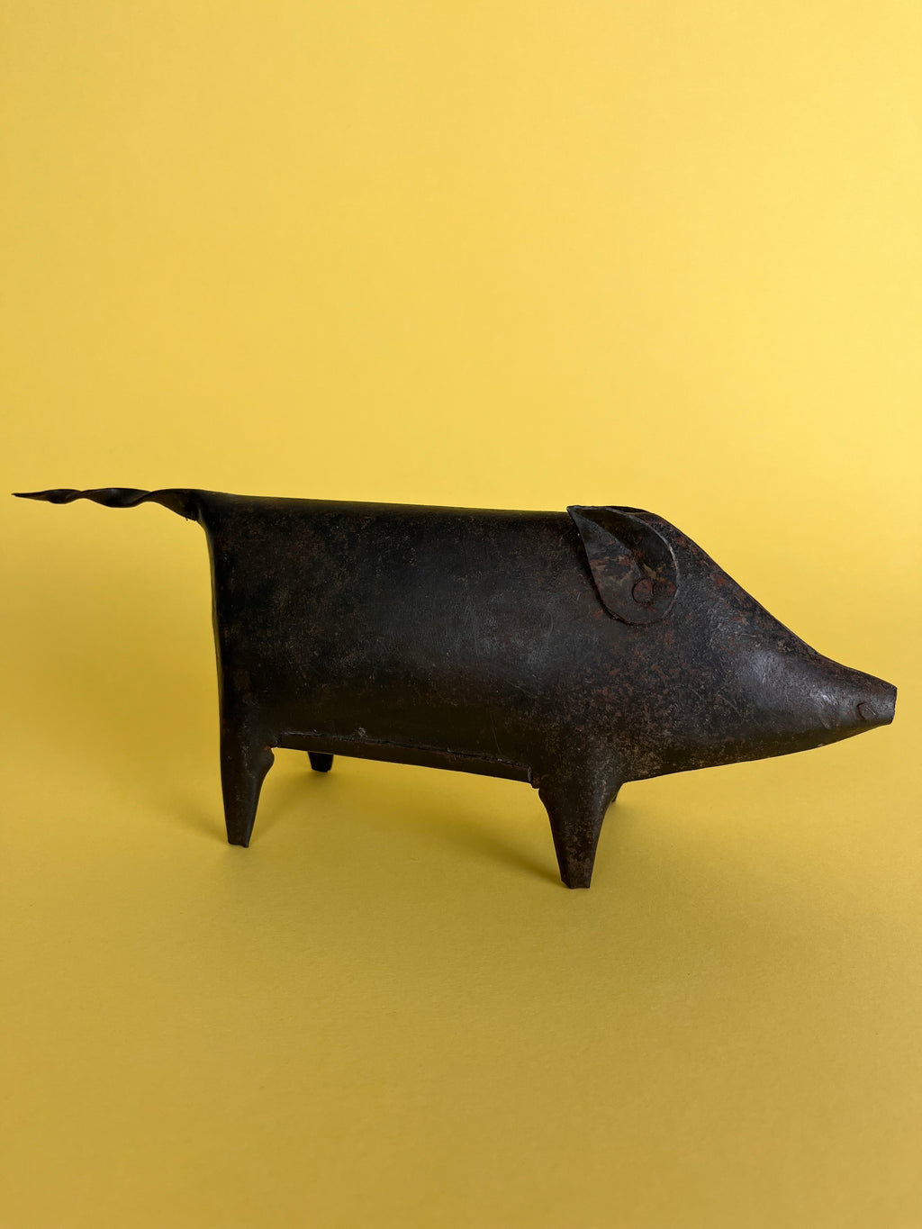 HANDMADE METAL PIG