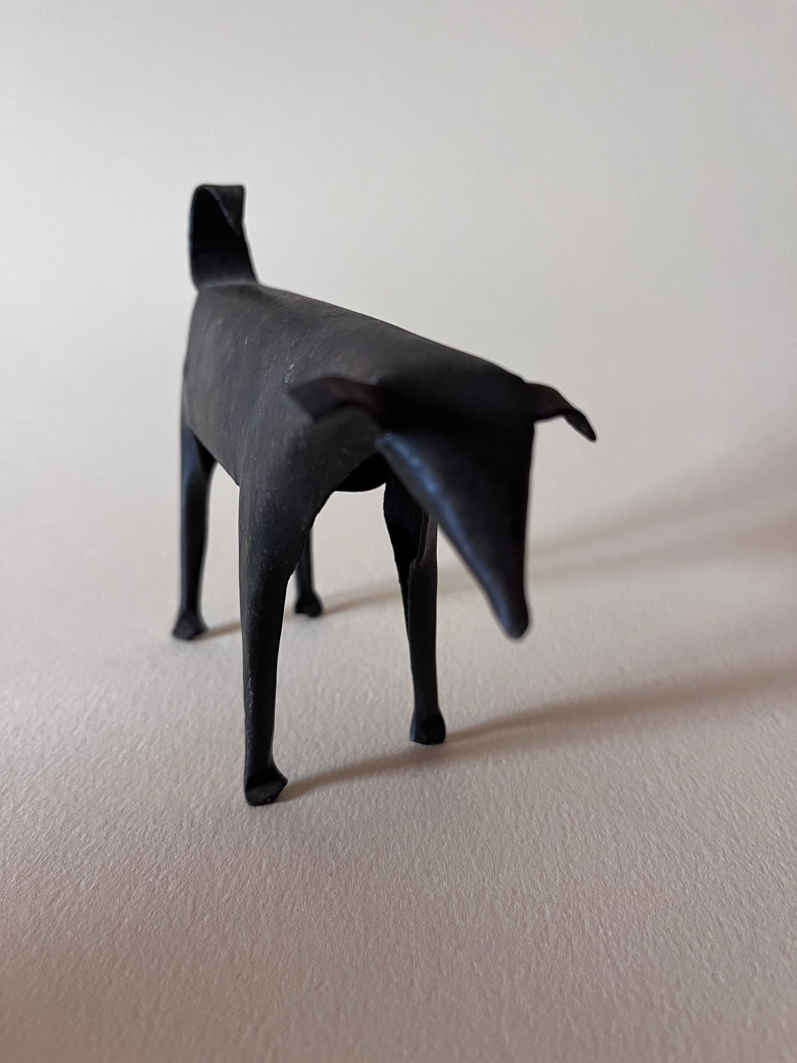 WROUGHT IRON DOG