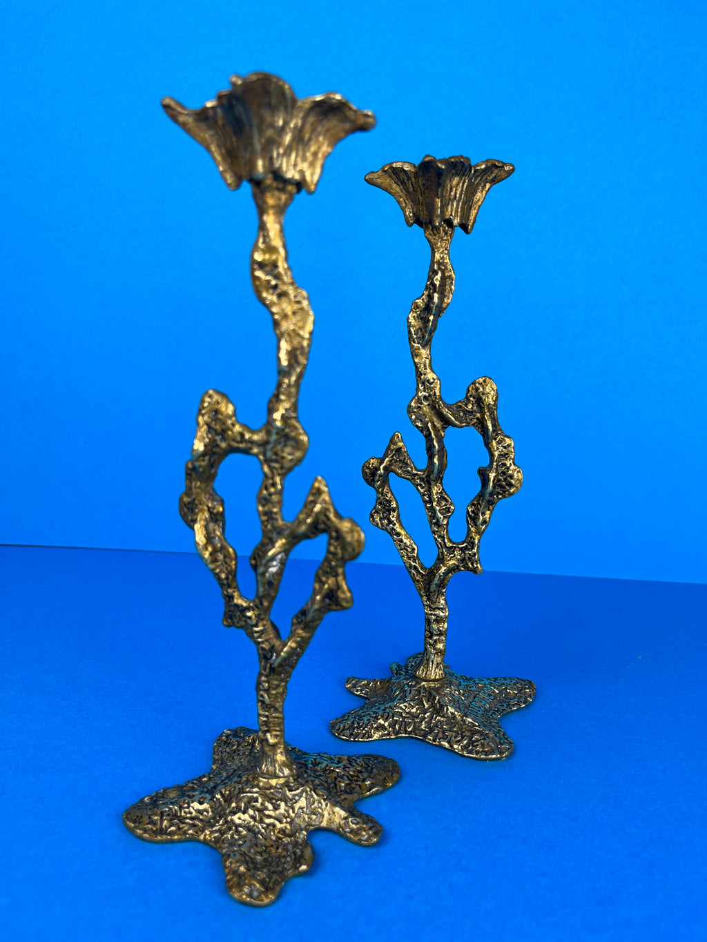 WAINBERG BRASS CANDLESTICKS