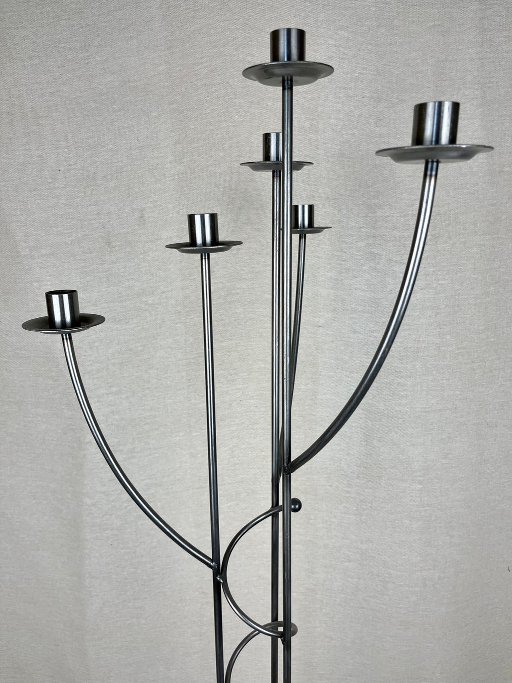 SPIRAL FLOOR STANDING CANDELABRA