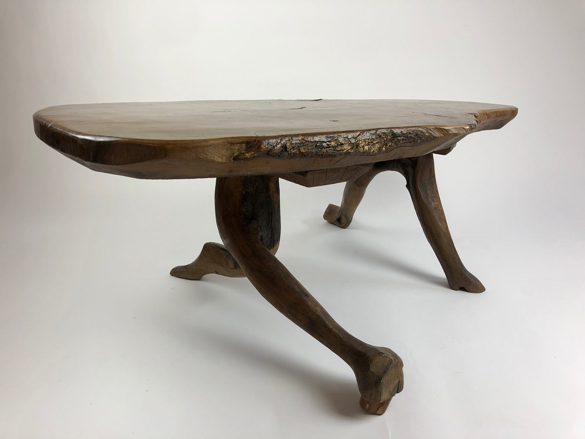 ORGANIC FRENCH COFFEE TABLE CIRCA 1950S