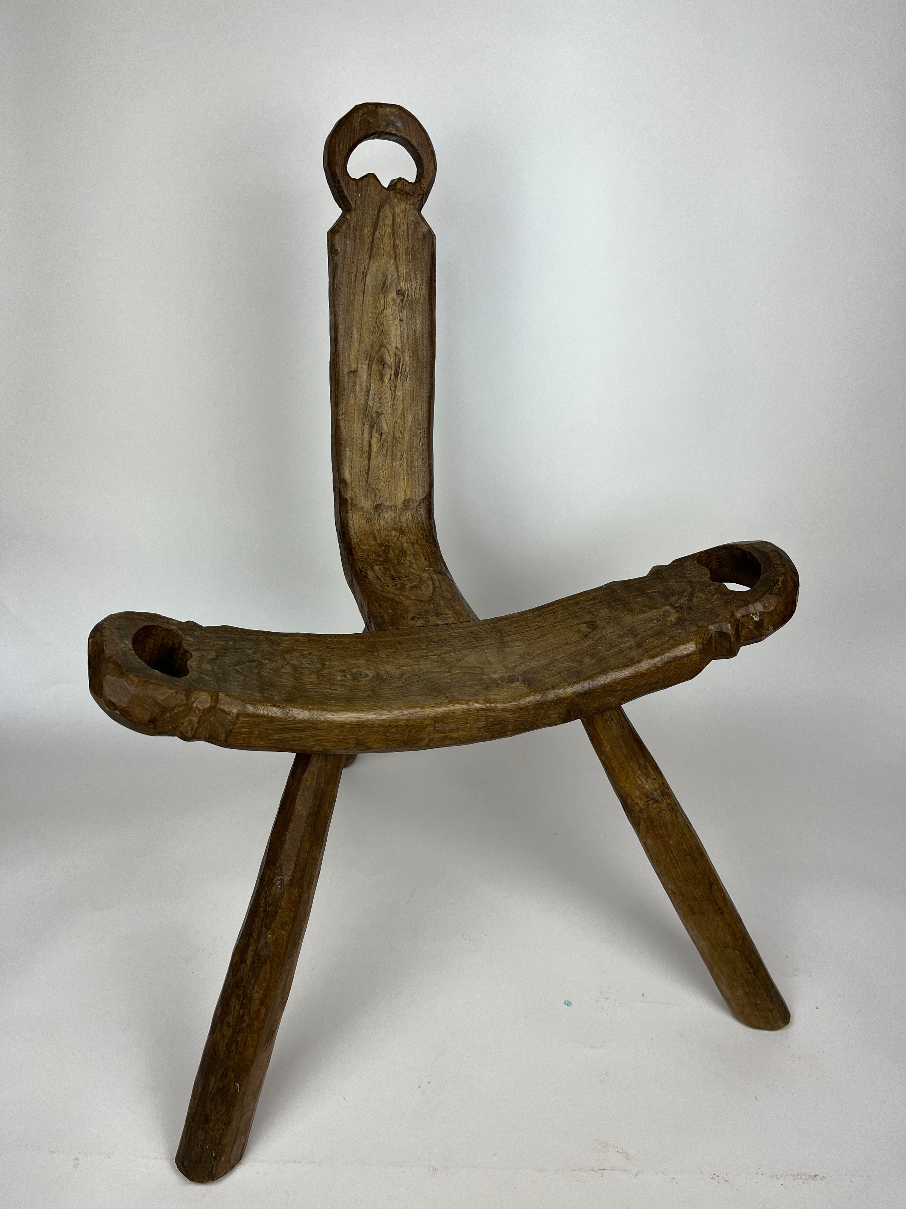 ELM BIRTHING STOOL