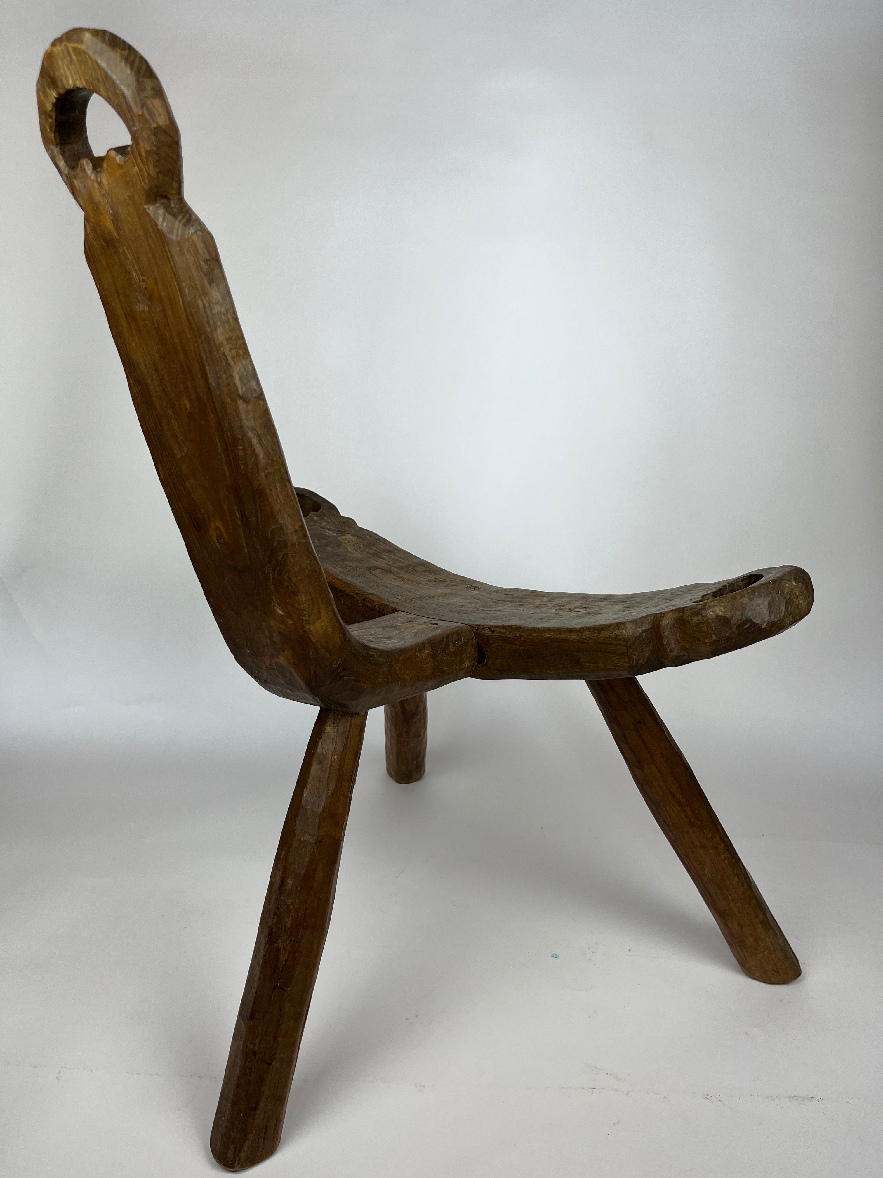 ELM BIRTHING STOOL