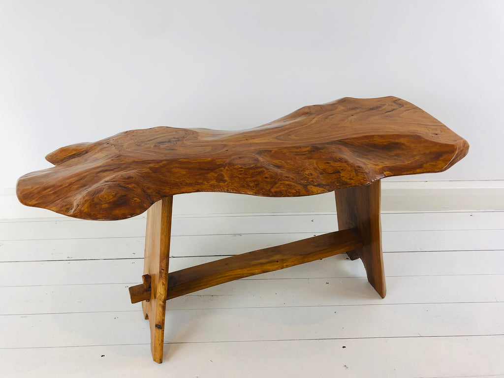 BURR ELM COFFEE TABLE