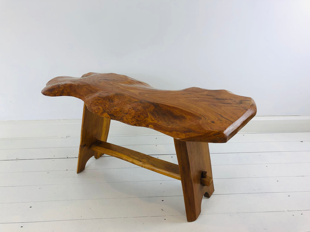 BURR ELM COFFEE TABLE