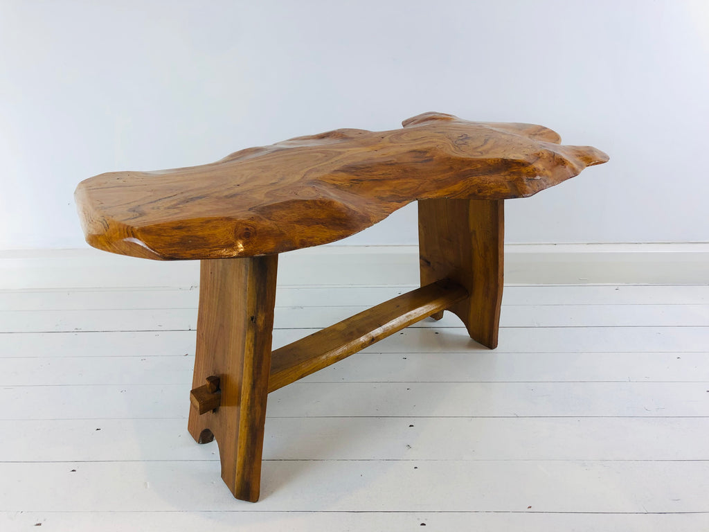 BURR ELM COFFEE TABLE