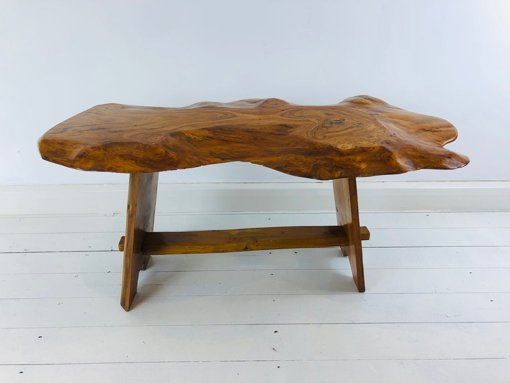 BURR ELM COFFEE TABLE