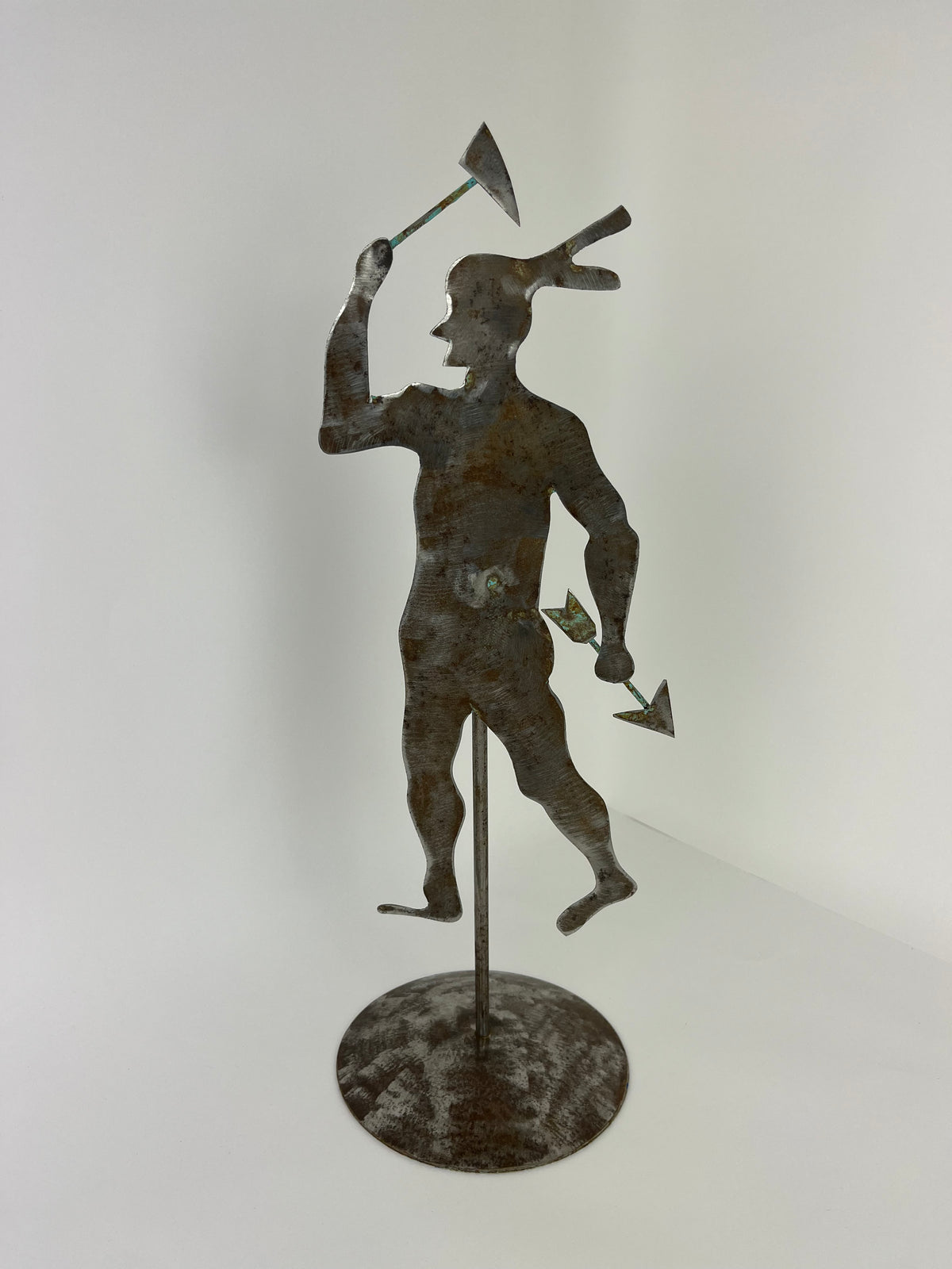 NATIVE AMERICAN TIN FIGURE