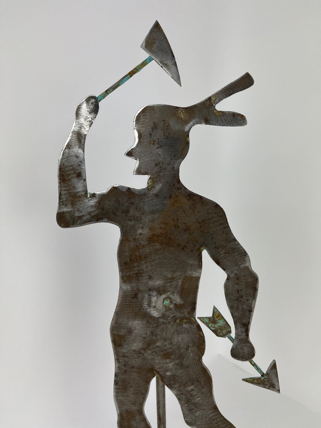 NATIVE AMERICAN TIN FIGURE