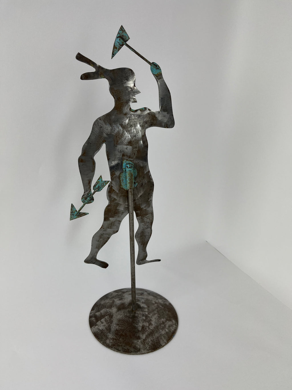 NATIVE AMERICAN TIN FIGURE