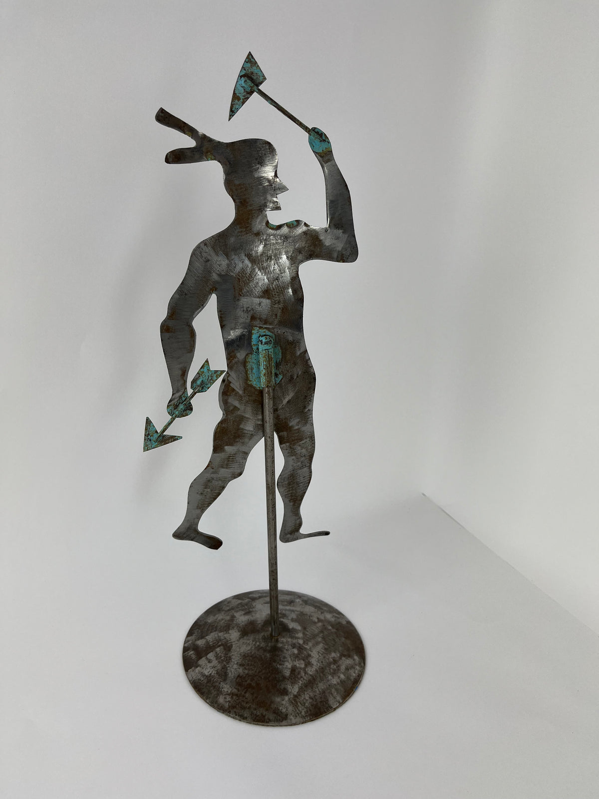 NATIVE AMERICAN TIN FIGURE