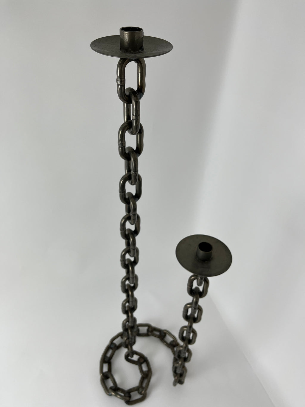 ILLUSION CHAIN LINK CANDLE HOLDER