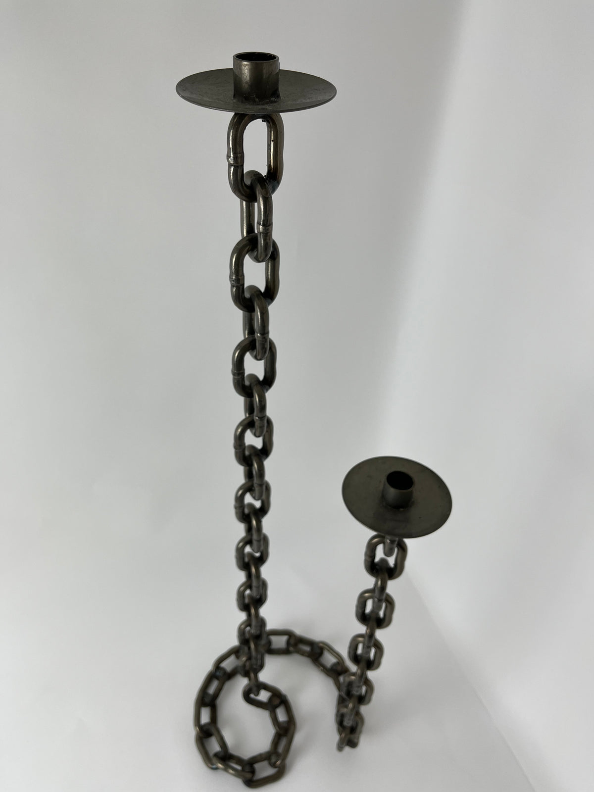 ILLUSION CHAIN LINK CANDLE HOLDER