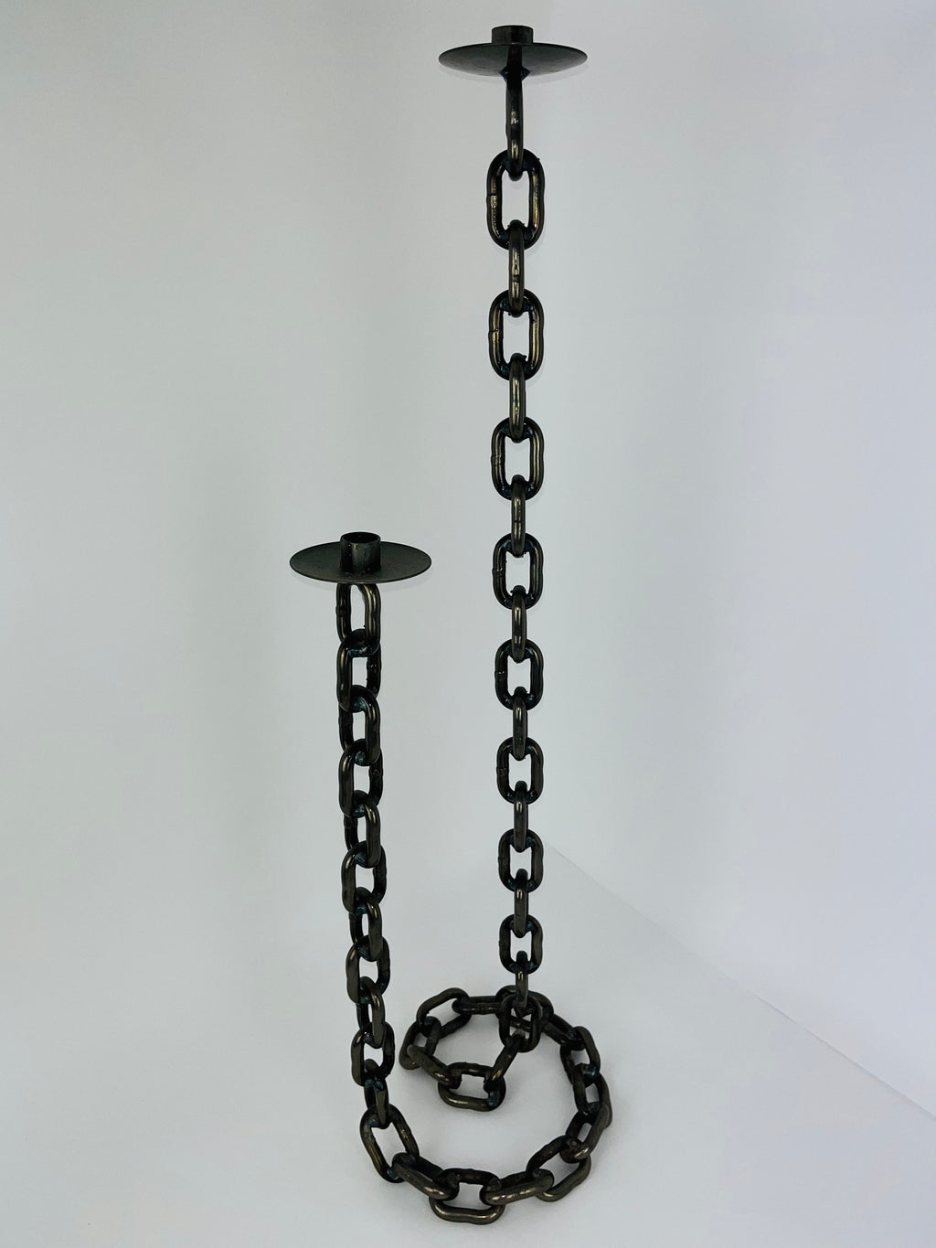 ILLUSION CHAIN LINK CANDLE HOLDER