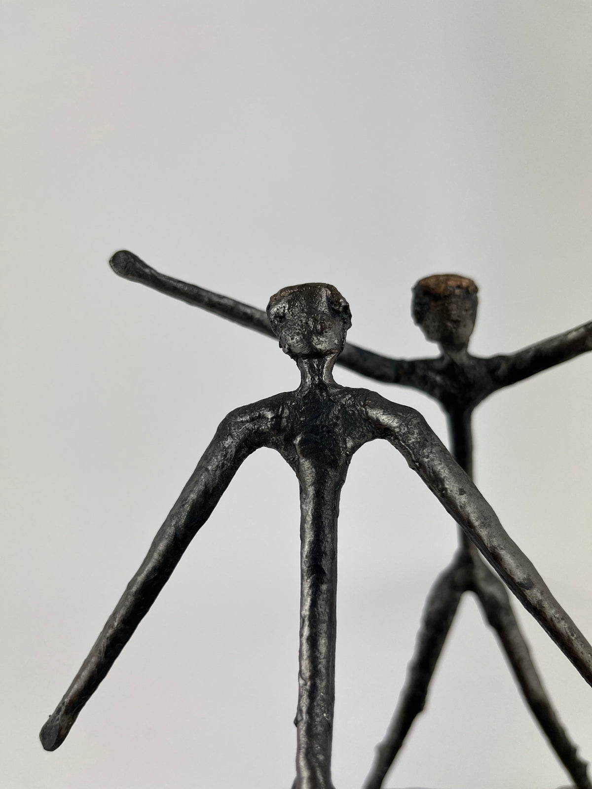 STEEL FIGURAL BOOKENDS