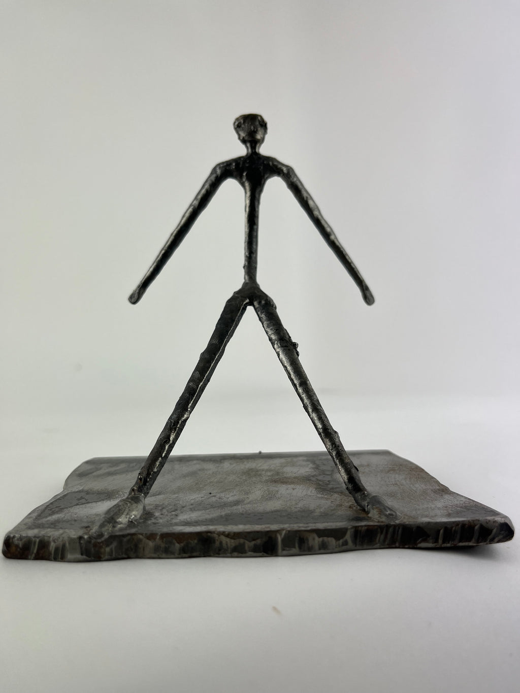 STEEL FIGURAL BOOKENDS