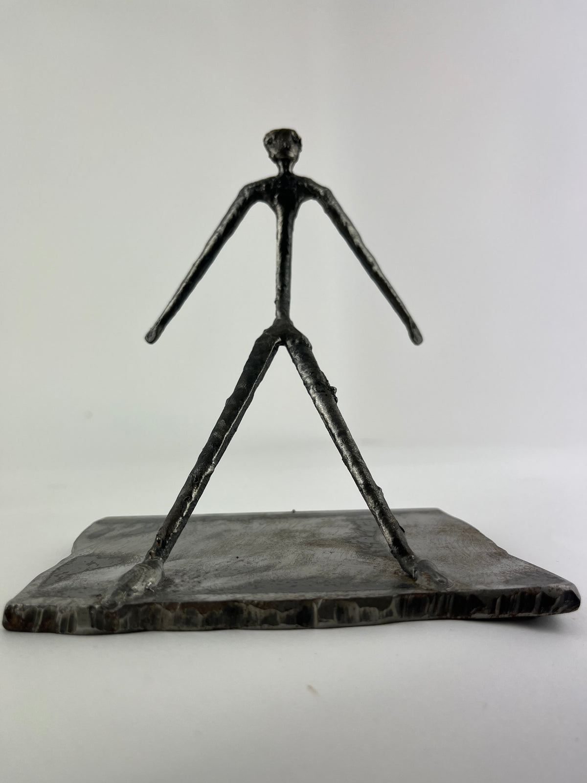 STEEL FIGURAL BOOKENDS