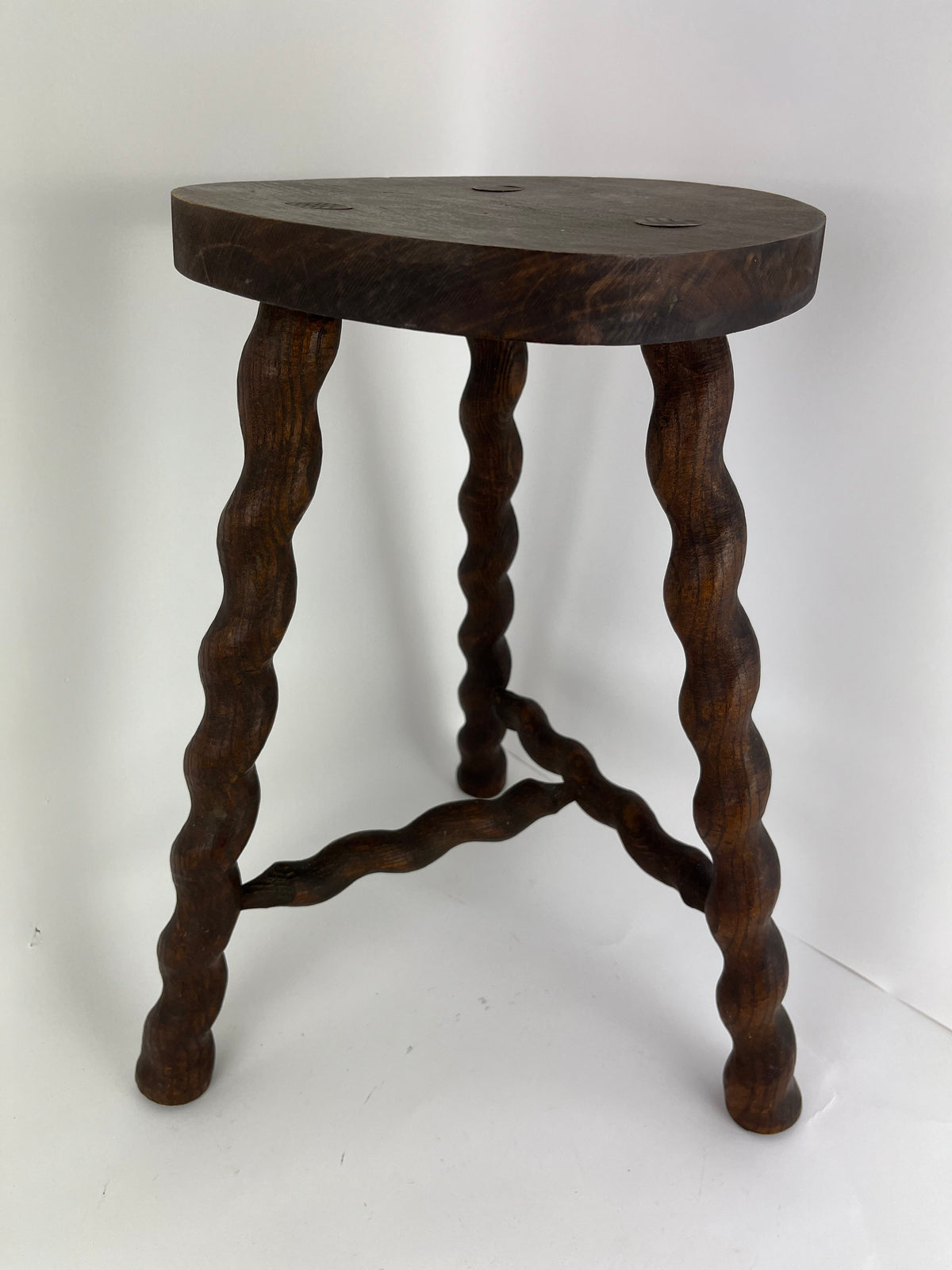FRENCH BARLEY TWIST LEGS STOOL