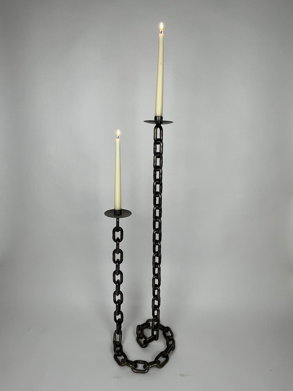 ILLUSION CHAIN LINK CANDLE HOLDER