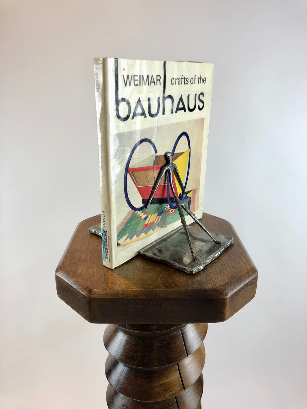 STEEL FIGURAL BOOKENDS