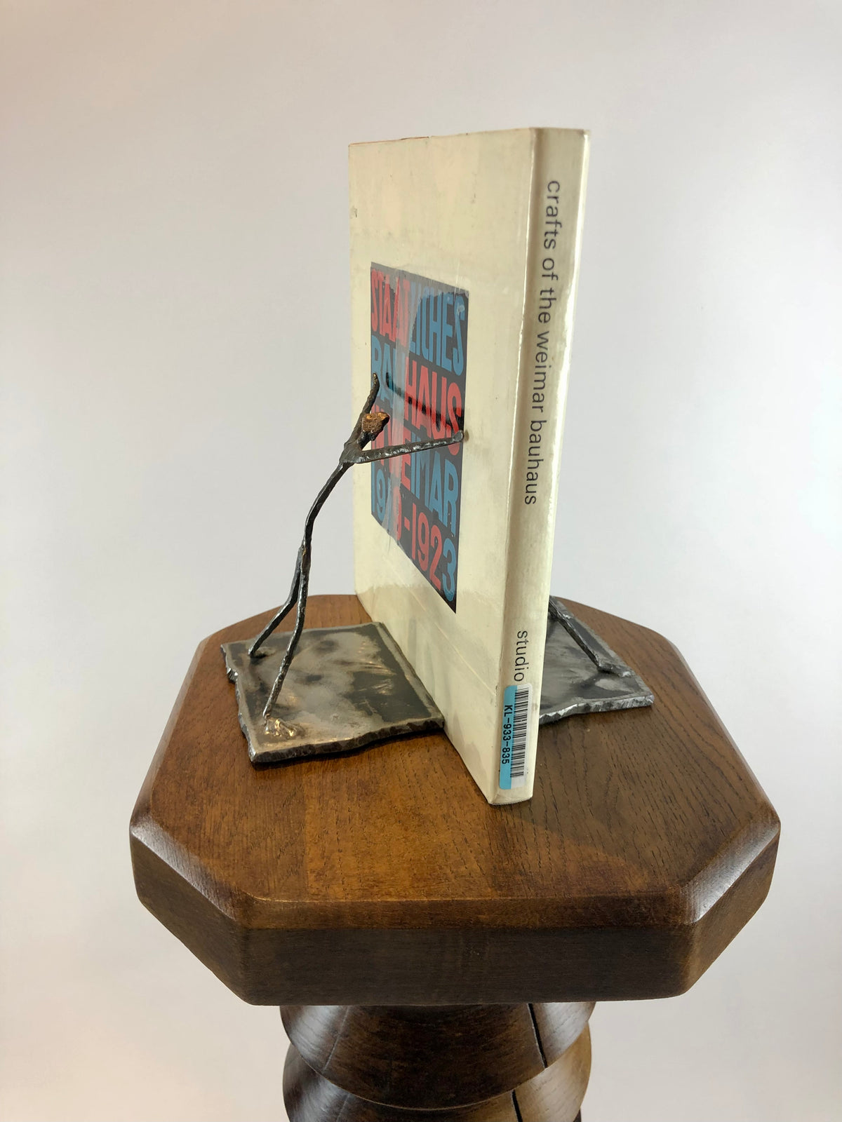 STEEL FIGURAL BOOKENDS